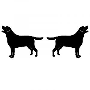 "Proud Labradors" Stickers (12.7*4.8CM)