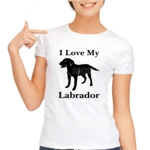 "I Love My Labrador" T-Shirt