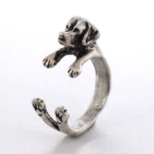 "3D Labrador" Ring