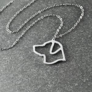 "Sideview Labrador" Necklace