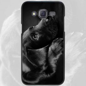 "Black Labrador Puppy" Phone Case